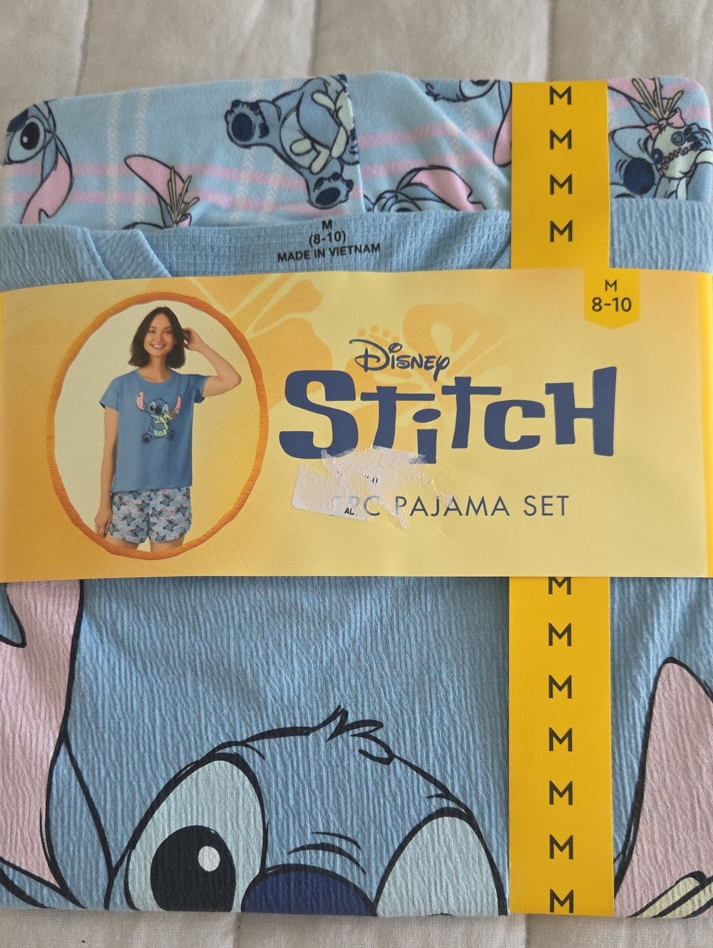 NWT Disney Stitch Womens Pajama Set